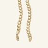 Thumbnail Image 1 of 160 Gauge Diamond-Cut Curb Chain Necklace in 10K Solid Gold - 24"
