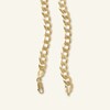 Thumbnail Image 2 of 160 Gauge Diamond-Cut Curb Chain Necklace in 10K Solid Gold - 24"
