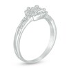 Thumbnail Image 2 of Composite Diamond Accent Square Promise Ring in 10K White Gold