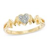 Diamond Accent "MOM" Ring in 10K Gold