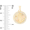 Thumbnail Image 1 of Cubic Zirconia Guadalupe Necklace Charm in 10K Gold
