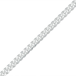 Made in Italy 080 Gauge Curb Chain Anklet in Sterling Silver - 10"