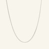 Thumbnail Image 1 of 10K Solid White Gold Box Chain - 20"