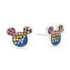 Thumbnail Image 0 of Child's Multi-Color Crystal and Enamel ©Disney Mickey Mouse Stud Earrings in Solid Sterling Silver
