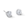 Thumbnail Image 0 of 5.0mm Cubic Zirconia Solitaire Stud Piercing Earrings in 14K Solid White Gold