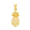 Thumbnail Image 1 of Pineapple Necklace Charm in 10K Gold