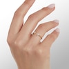 Thumbnail Image 3 of Pear-Shaped and Marquise Cubic Zirconia Stackable Wrap Ring in 10K Gold - Size 7