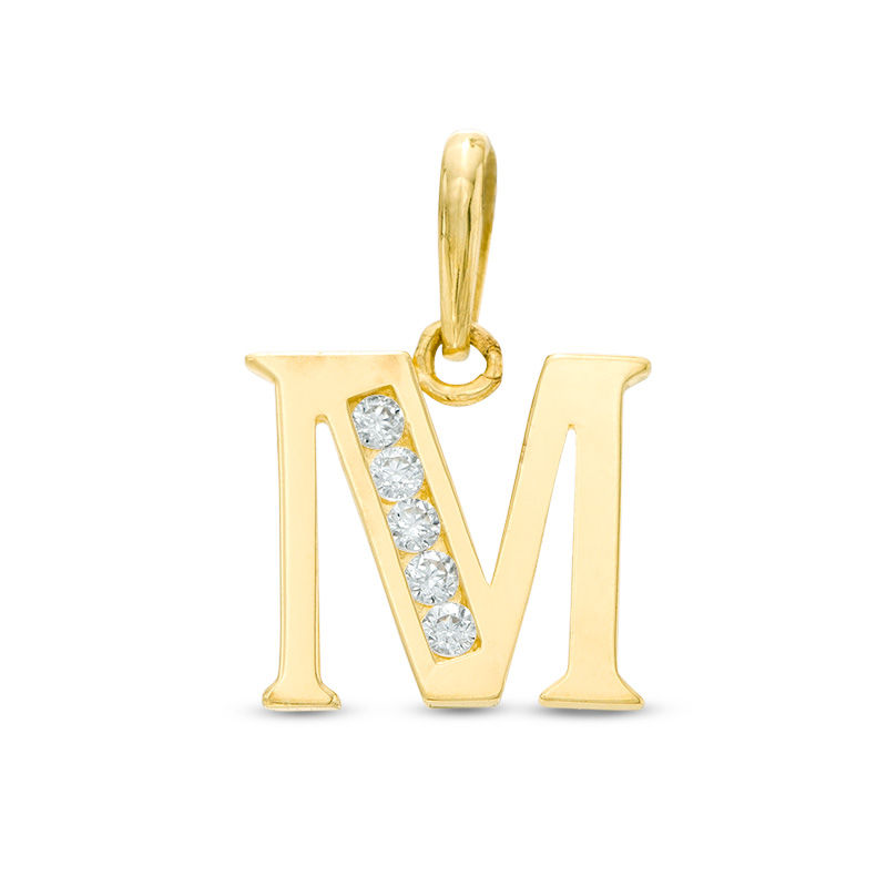 10K Gold Initial M Charm 10K Gold Initial M Charm