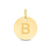 Thumbnail Image 1 of Initial "B" Disc Charm in 10K Gold