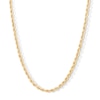 Thumbnail Image 0 of 10K Hollow Gold Rope Chain - 22"