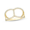 Thumbnail Image 1 of Cubic Zirconia Linear Open Shank in 10K Gold