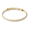 Thumbnail Image 0 of Child's Diamond-Cut Adjustable Bangle in 10K Gold - 6"