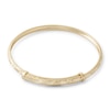 Thumbnail Image 1 of Child's Diamond-Cut Adjustable Bangle in 10K Gold - 6"