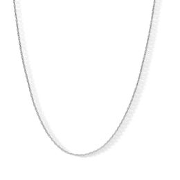 Made in Italy 025 Gauge Rope Chain Necklace in Sterling Silver - 20&quot;