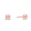 Thumbnail Image 0 of 4mm Ball Stud Earrings in 14K Rose Gold