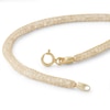 Thumbnail Image 2 of Made in Italy Cubic Zirconia Mesh Chain Bracelet in 10K Gold - 7.5"