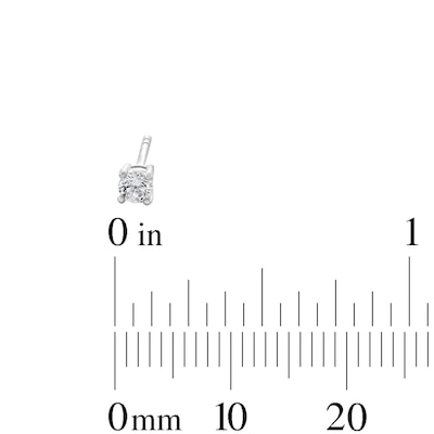Child's 3mm Cubic Zirconia Stud Earrings Set in Sterling Silver