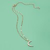 Made in Italy Mirror Chain Choker Necklace in 10K Gold - 16"