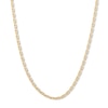 Thumbnail Image 1 of 10K Hollow Gold Diamond-Cut Birdseye Curb Chain - 18"