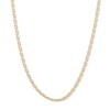 Thumbnail Image 0 of 10K Hollow Gold Diamond-Cut Birdseye Curb Chain - 18"