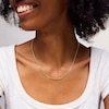 Thumbnail Image 2 of 10K Hollow Gold Diamond-Cut Birdseye Curb Chain - 18"