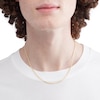 Thumbnail Image 3 of 10K Hollow Gold Diamond-Cut Birdseye Curb Chain - 18"