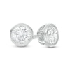 Thumbnail Image 1 of 5mm Bezel-Set Cubic Zirconia Solitaire Stud Earrings in Sterling Silver