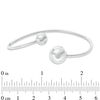 Thumbnail Image 2 of Double Ball Bypass Cuff in Sterling Silver