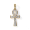 Thumbnail Image 0 of 1/6 CT. T.W. Diamond Ankh Cross Pendant in 10K Gold