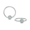 Thumbnail Image 0 of 018 Gauge Glitter Captive Bead Ring Pair in Stainless Steel - 3/8"