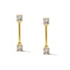 Thumbnail Image 0 of Yellow Ion Plated CZ Barbell Pair - 14G