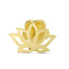 019 Gauge Lotus Flower Cartilage Barbell in 14K Gold