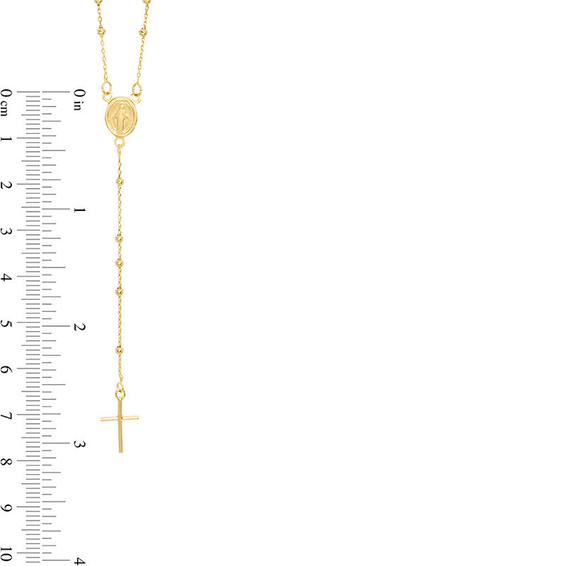 Beaded Rosary Necklace 
