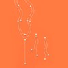 Made in Italy 3.2mm Bezel-Set Cubic Zirconia Double Linear Chain Drop Earrings in 10K Gold
