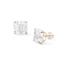 Thumbnail Image 1 of 14K Gold CZ Square-Cut Solitaire Studs