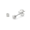 Thumbnail Image 0 of 1/10 CT. T.W. Diamond Solitaire Stud Earrings in 10K White Gold