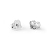 Thumbnail Image 1 of 1/10 CT. T.W. Diamond Solitaire Stud Earrings in 10K White Gold