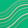 Thumbnail Image 2 of 100 Gauge Franco Snake Chain Necklace in 10K Gold - 24"