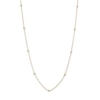 Thumbnail Image 0 of 020 Gauge Bead Station Chain Necklace in 10K Gold - 18"