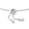 Thumbnail Image 2 of Cubic Zirconia Cross Bolo Bracelet in Sterling Silver - 8"