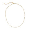 Made in Italy Diamond-Cut Bead Station Choker Necklace in 10K Gold - 16"