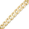 Thumbnail Image 0 of 220 Gauge Cuban Curb Chain Bracelet in 10K Gold - 9"