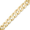Thumbnail Image 1 of 220 Gauge Cuban Curb Chain Bracelet in 10K Gold - 9&quot;