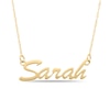 Thumbnail Image 1 of Script Name Necklace in 10K Gold (1 Line)