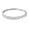 Thumbnail Image 0 of Child's Crystal Bangle in Solid Sterling Silver - 5.5"