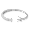 Thumbnail Image 1 of Child's Crystal Bangle in Solid Sterling Silver - 5.5"