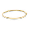 Thumbnail Image 1 of 4mm Bangle in 10K Gold Bonded Sterling Silver - 7.5"