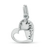 Thumbnail Image 1 of Mother/Daughter Double Heart Charm in Sterling Silver