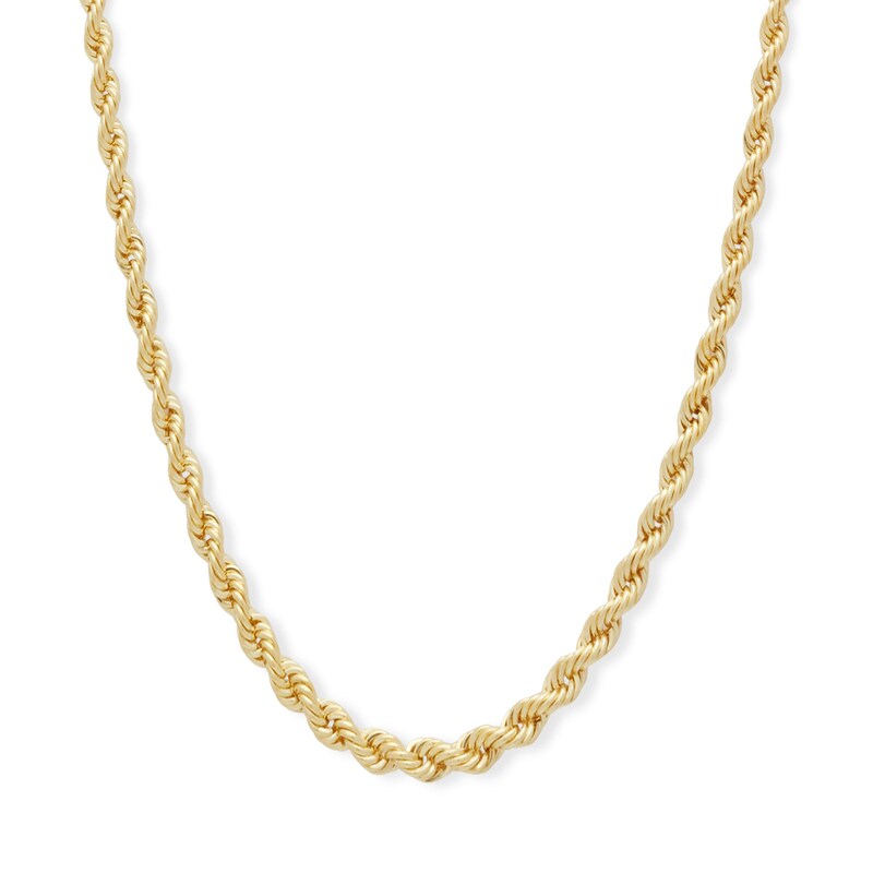 Main Image 1 of 016 Gauge Rope Chain Choker Necklace in 10K Gold - 16"