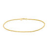 Thumbnail Image 1 of 1.5mm Diamond-Cut Beaded Strand Bracelet in 10K Gold - 7.5"